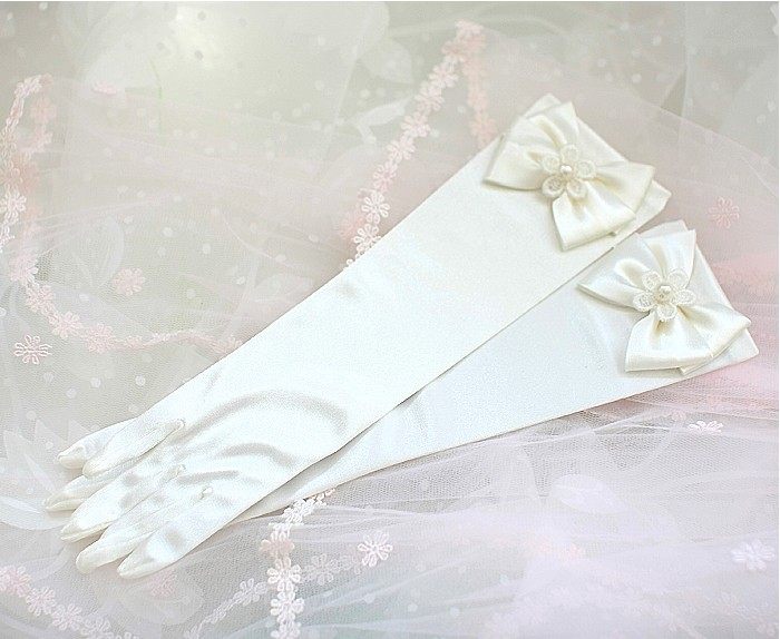 Gants pour fille en satin - Ref 2150541 Image 3