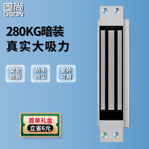 固尙暗装式280公斤kg电子门禁