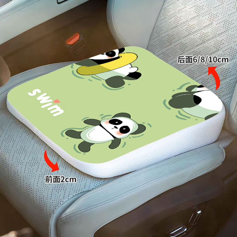 新款练车坐垫卡通海绵加厚加高垫