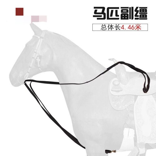 迪凯侬马术侧缰副缰骑马驯马训练调教缰绳牵引副缰绳马匹新品推荐