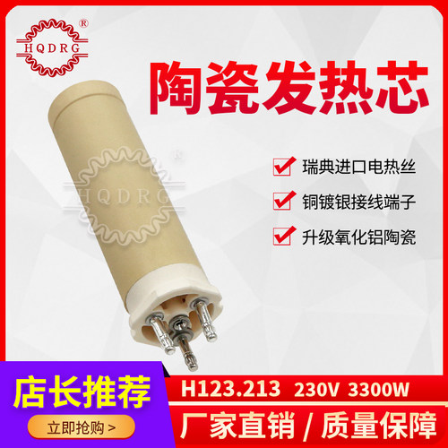 HQDRG 123.213 230V 3300W塑料焊枪发热芯陶瓷加热芯LHS21L
