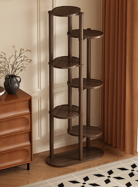 实木花架阳台落地式多层绿植花盆置物架可承重高级感盆栽摆放架子