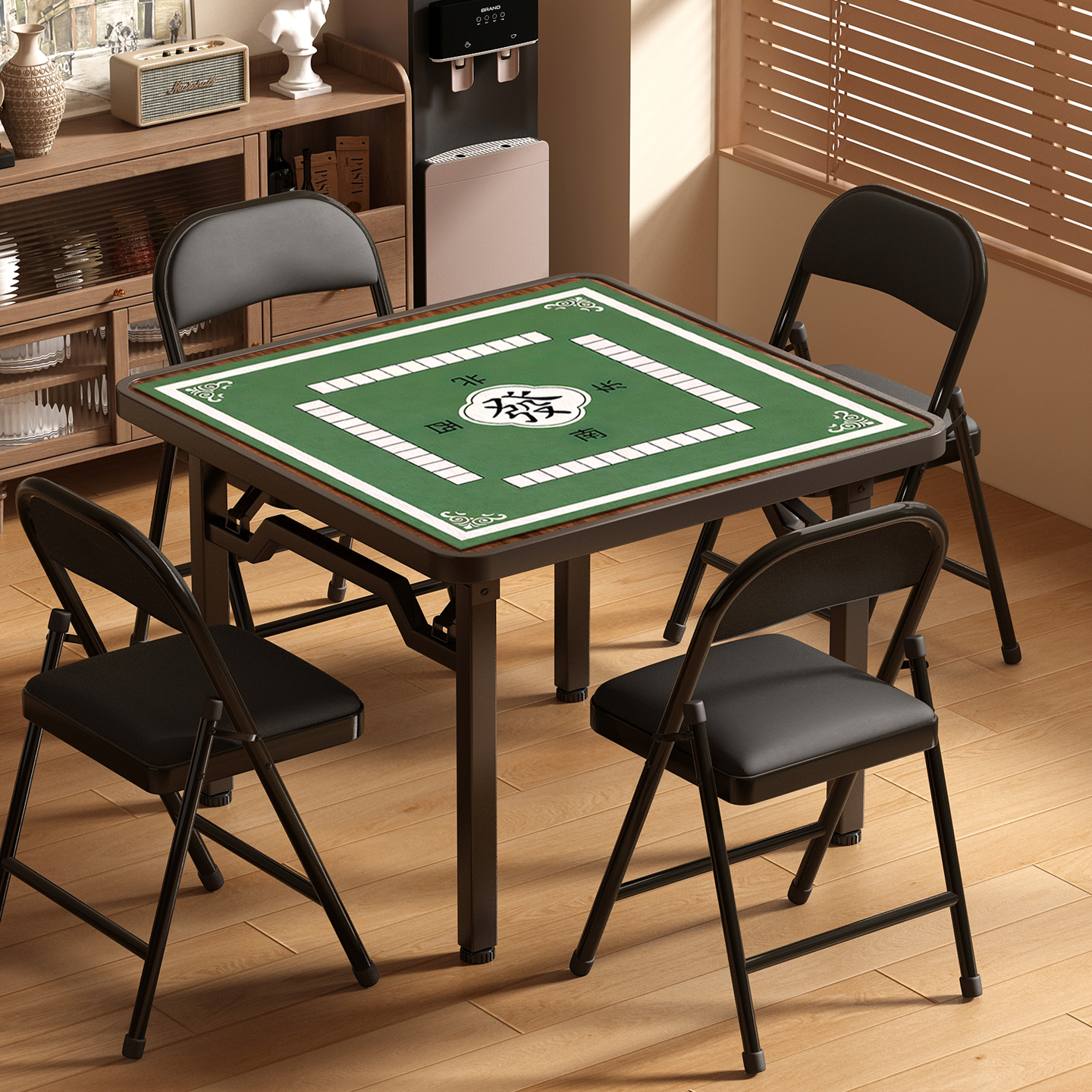 免安装可折叠麻将桌收到打开即用