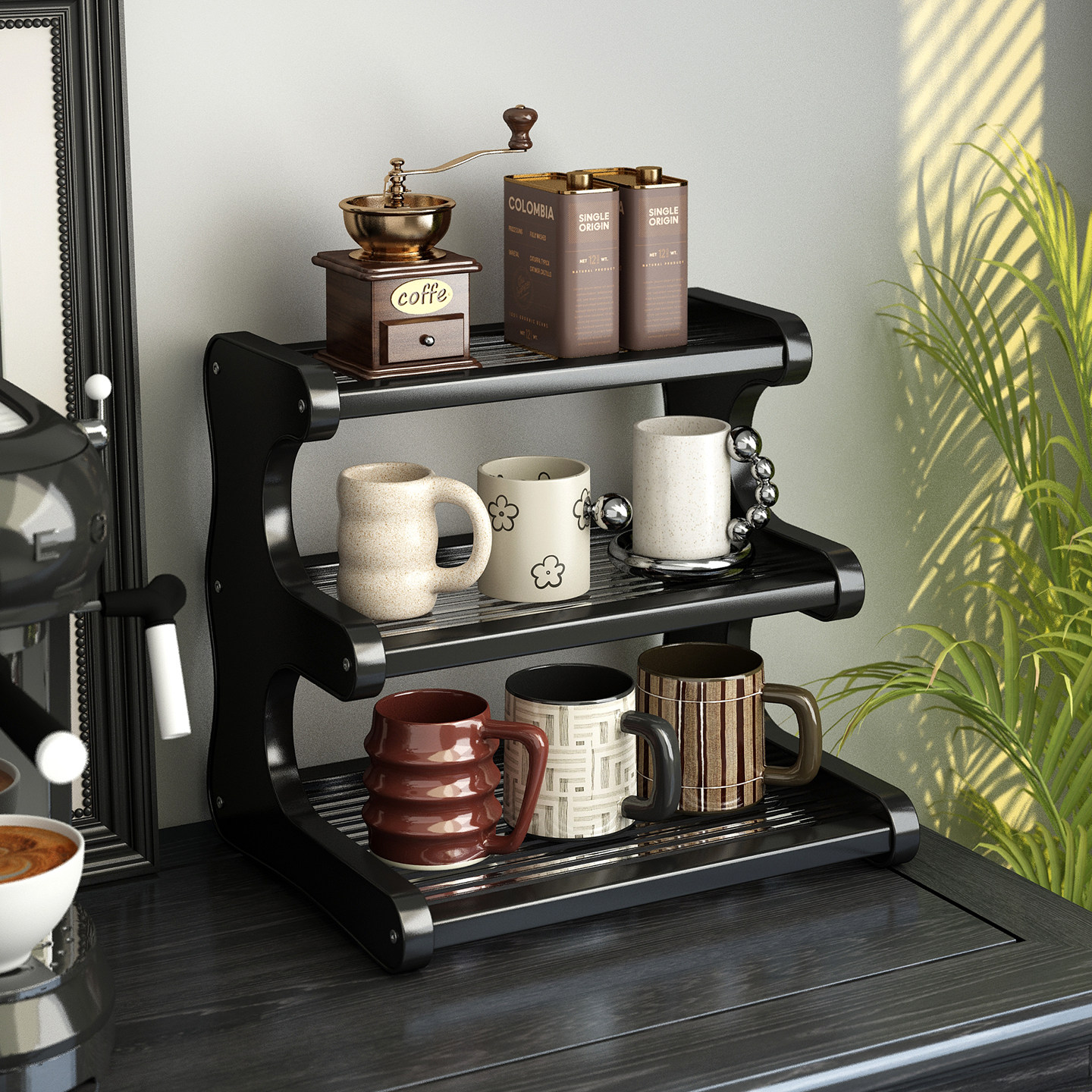 桌面杯架水杯收纳置物架餐边柜马克咖啡杯子酒杯放置整理架高级感,家庭/个人清洁工具,杯架,淘宝优惠券,粉丝福利购,淘宝优惠卷