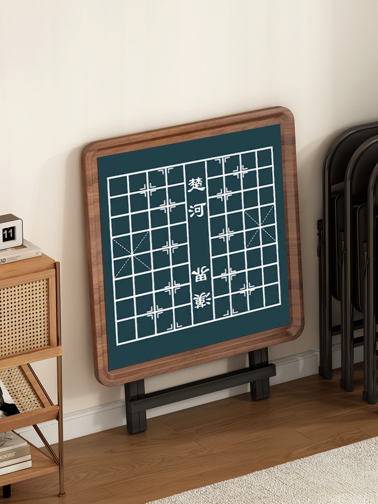 折叠象棋桌便携式中国象棋专用桌多功能两用餐桌四方桌户外下棋桌