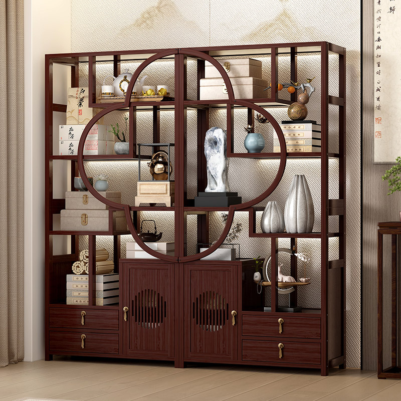 博古架多层超强承重超稳不晃