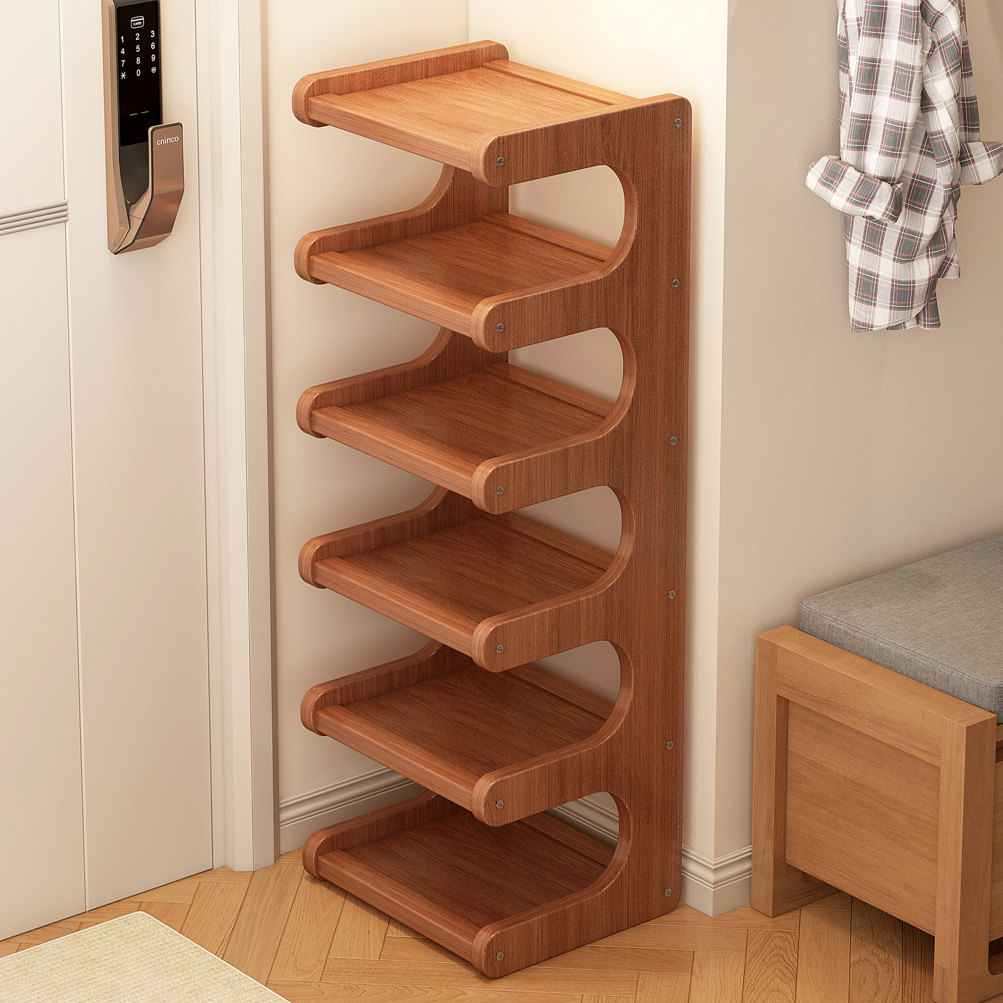 鞋架小窄门口多层家用简易鞋柜宿舍入户门不占空间鞋子收纳置物架