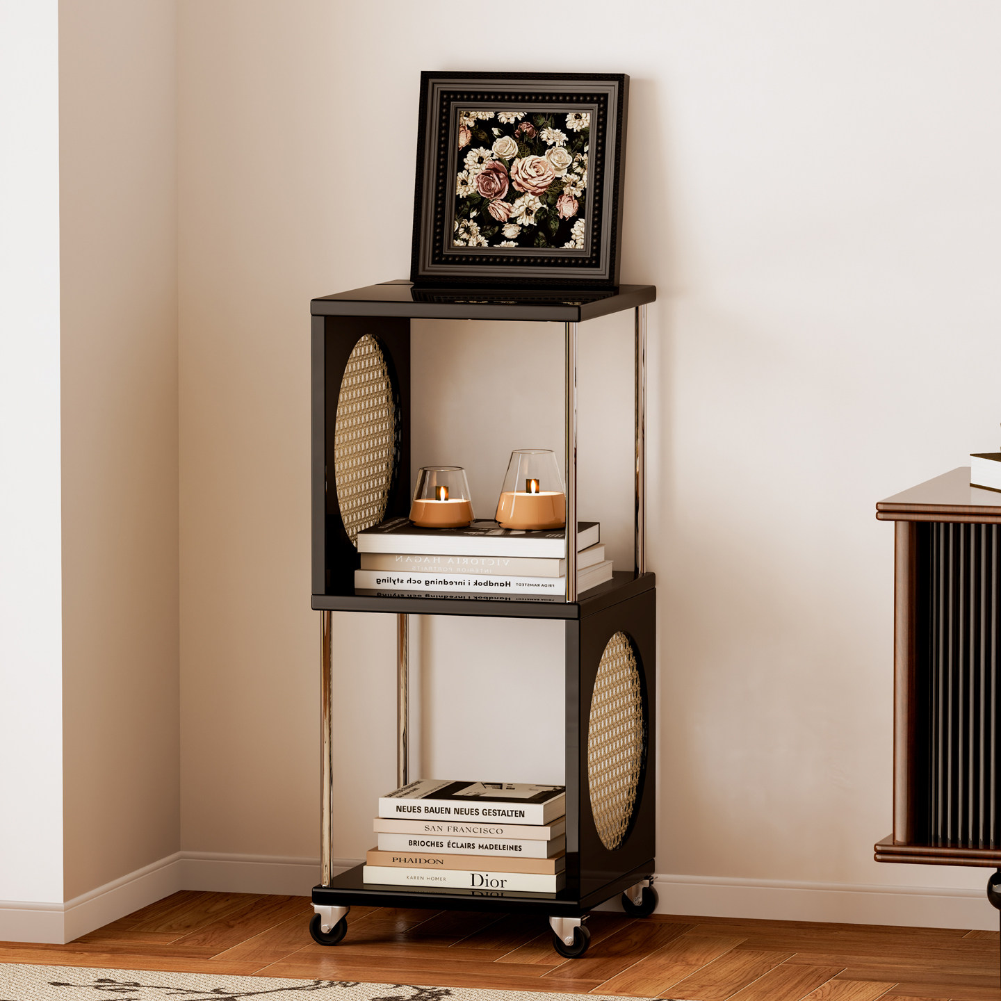 转角书架强悍承重多层收纳