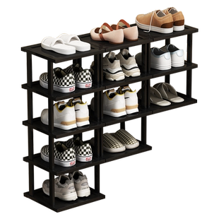 鞋架鞋托收纳神器楼梯阶梯小窄鞋柜家用门口出租屋入户多层置物架