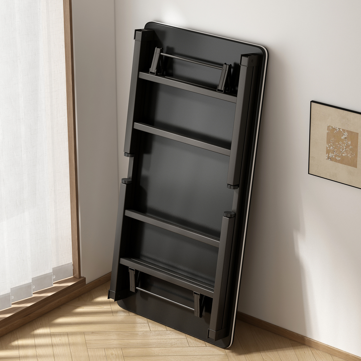 免安装可折叠书桌收到打开即用