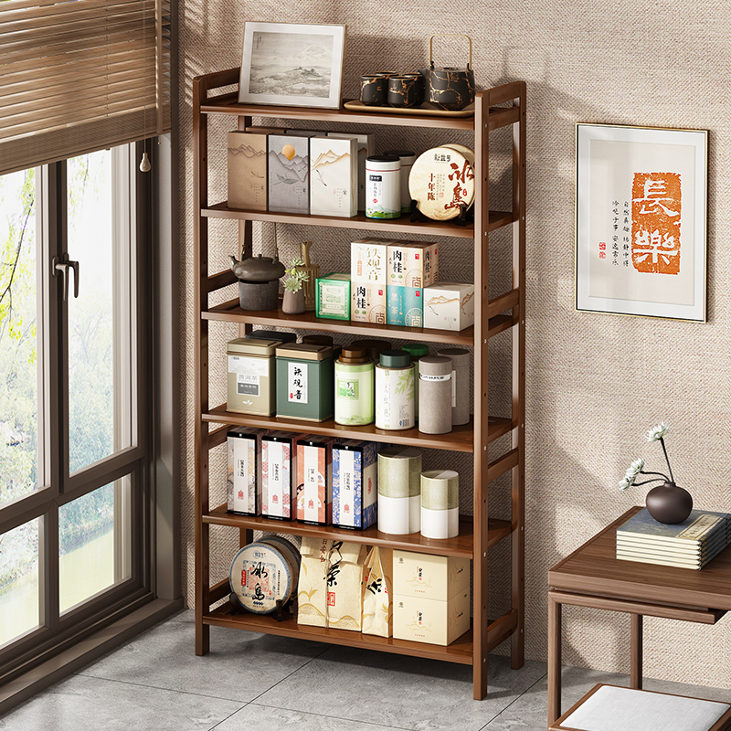 姿竹博古架多层收纳不占空间