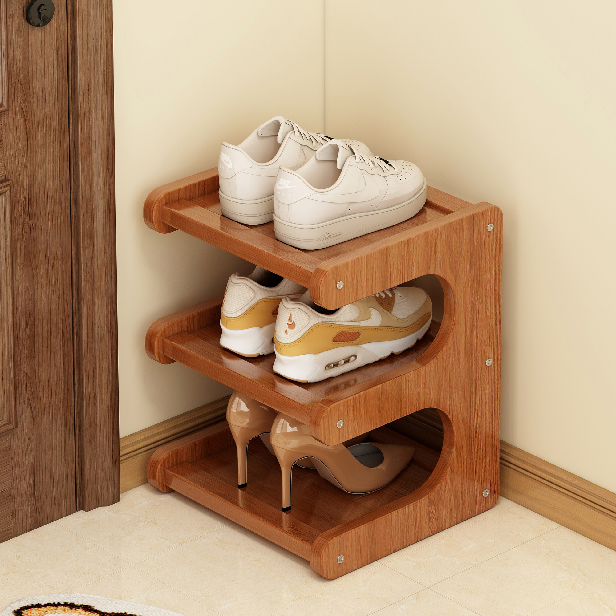 简易鞋架入户门口窄小鞋柜宿舍小型出租房室内好看多层鞋子收纳架,住宅家具,鞋架,淘宝优惠券,粉丝福利购,淘宝优惠卷