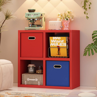 钢制格子柜卡莱克自由组合书架落地置物架书柜学生家用客厅展示柜