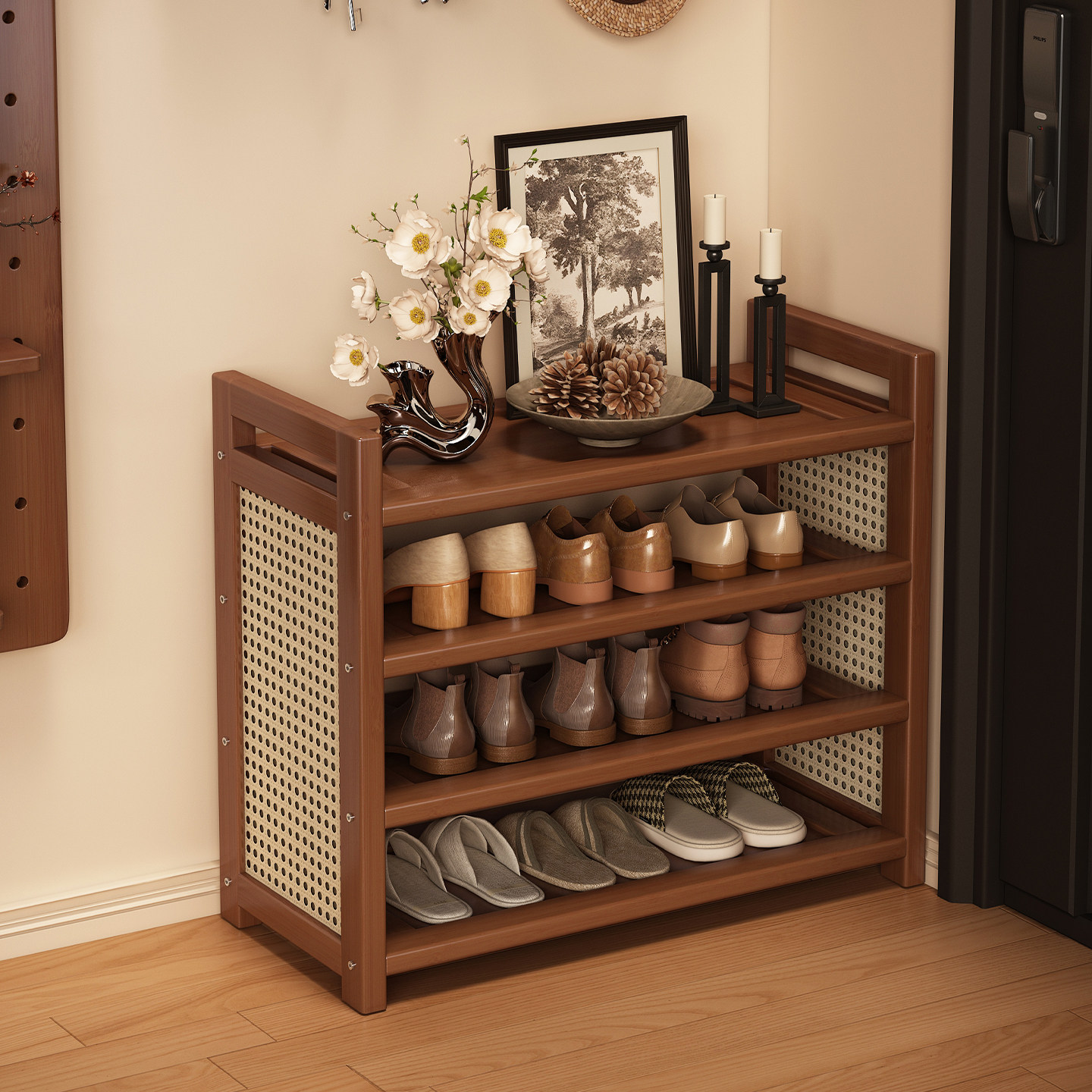 鞋架小窄门口家用室内简易小鞋柜入户门玄关不占地方鞋子收纳架子