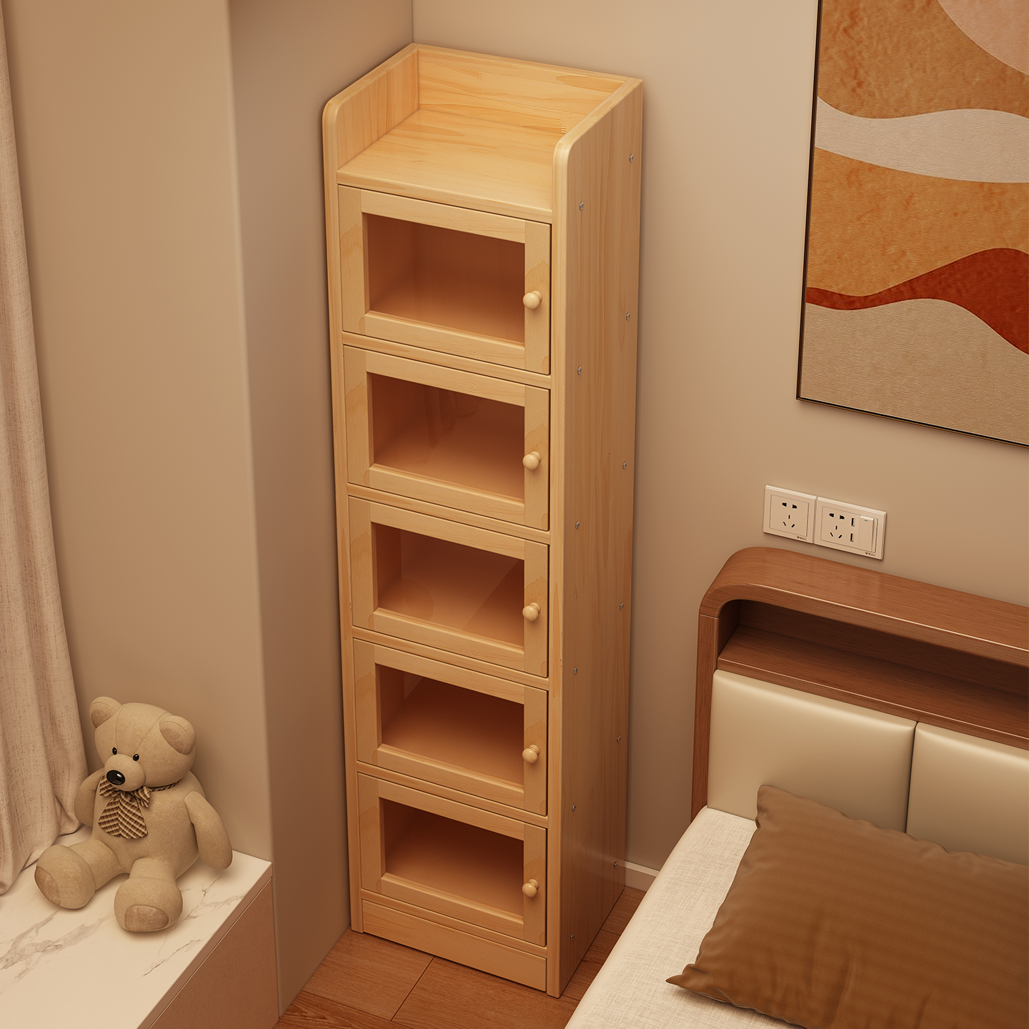 健康安全环保，无漆原木风格，占地面积小