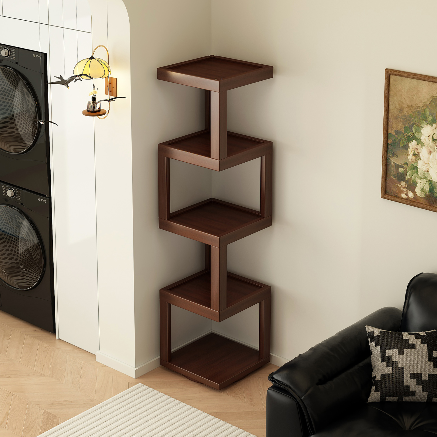 【可360°旋转】家用旋转置物架