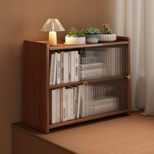 飘窗书柜储物柜一体桌面置物架