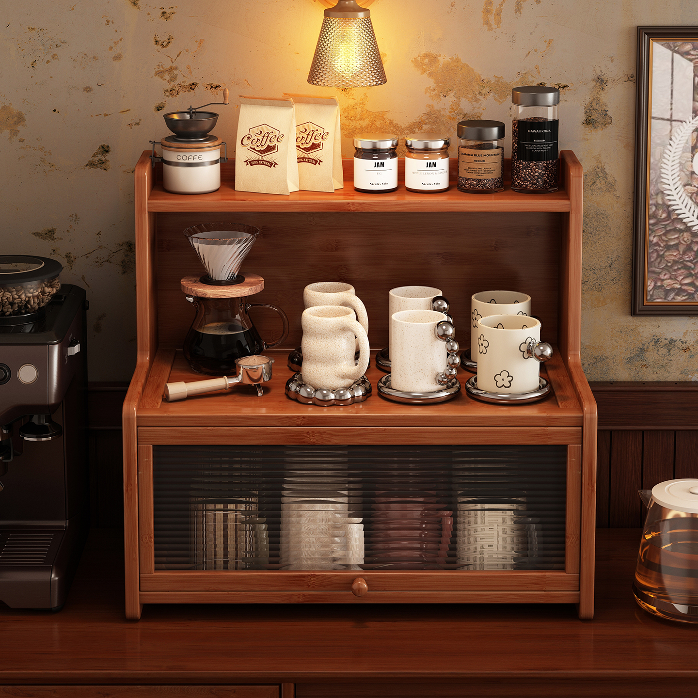 【收纳好物推荐】防尘桌面收纳柜