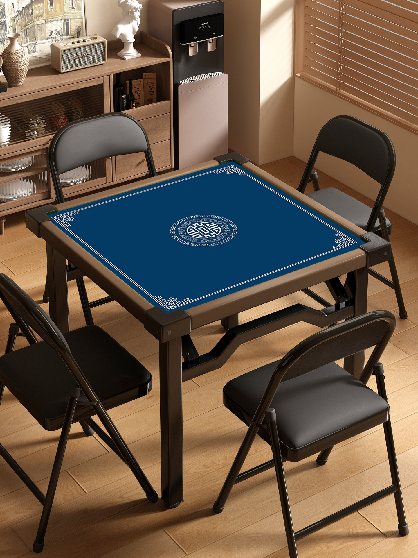 可折叠掼蛋专用桌家用棋牌桌手搓麻将桌餐厅两用桌打牌扑克四方桌