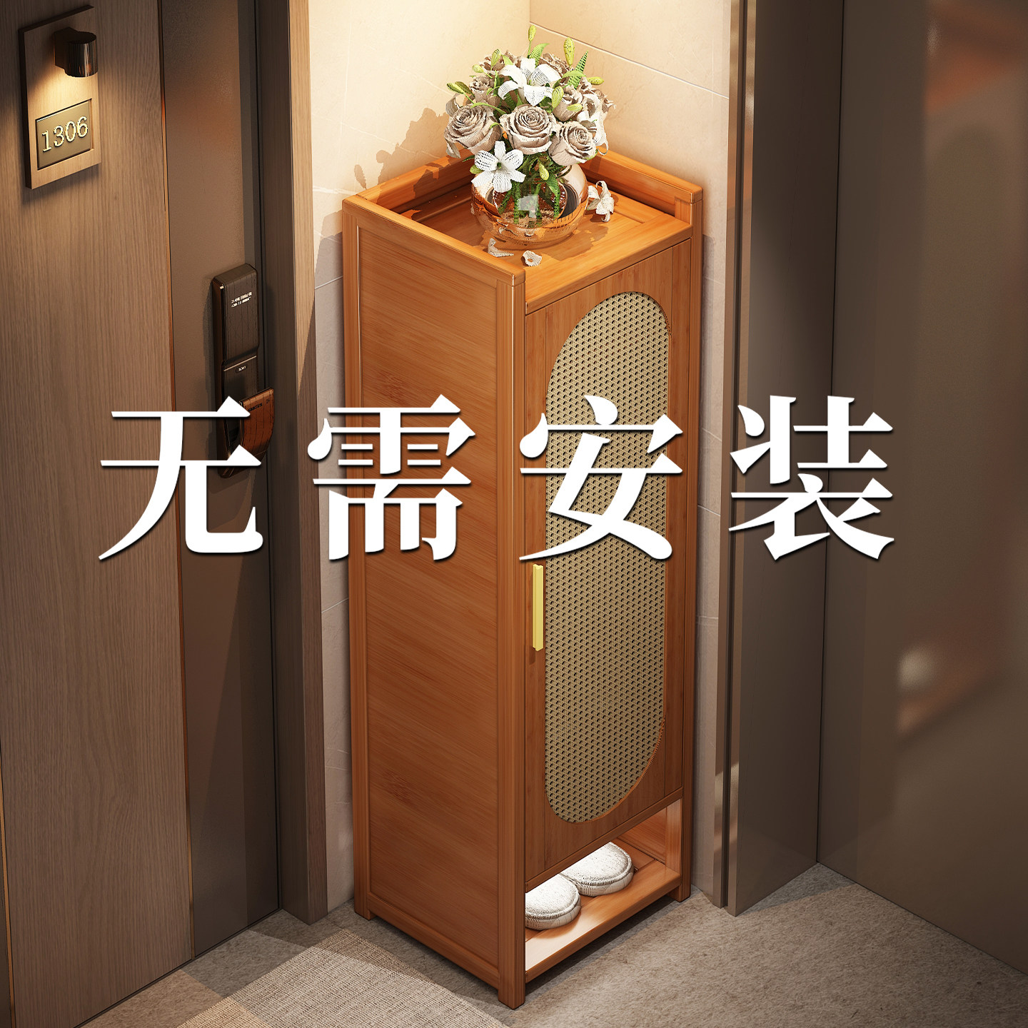 折叠鞋柜家用门口楼道外免安装户外鞋架门外走廊用鞋子收纳置物柜,住宅家具,鞋柜,淘宝优惠券,粉丝福利购,淘宝优惠卷