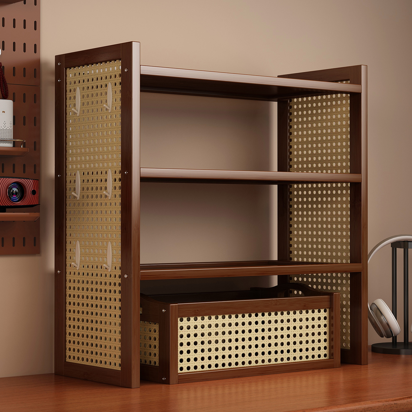 姿竹桌面置物架随心diy自由搭配