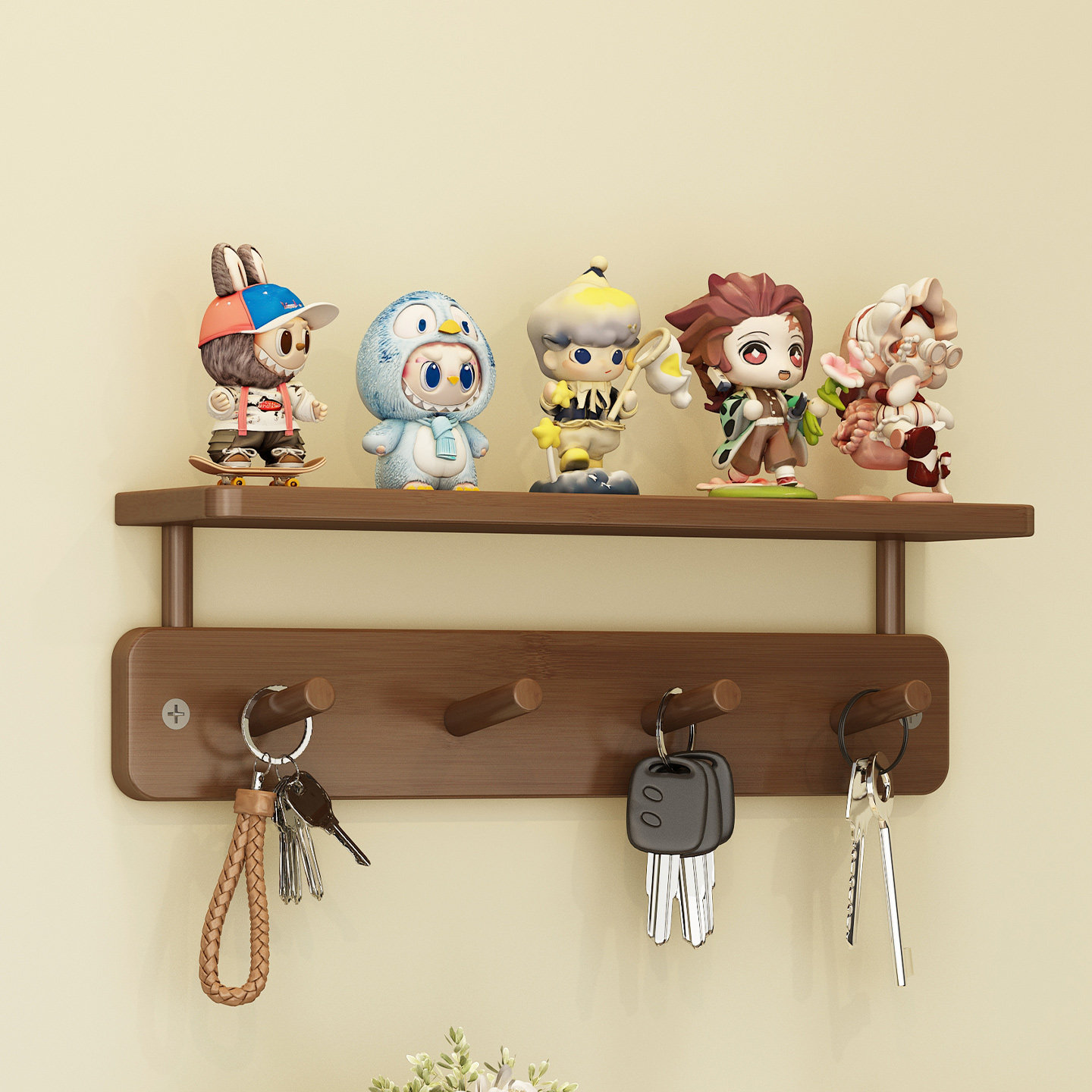 免安装强力承重强力粘胶钥匙架