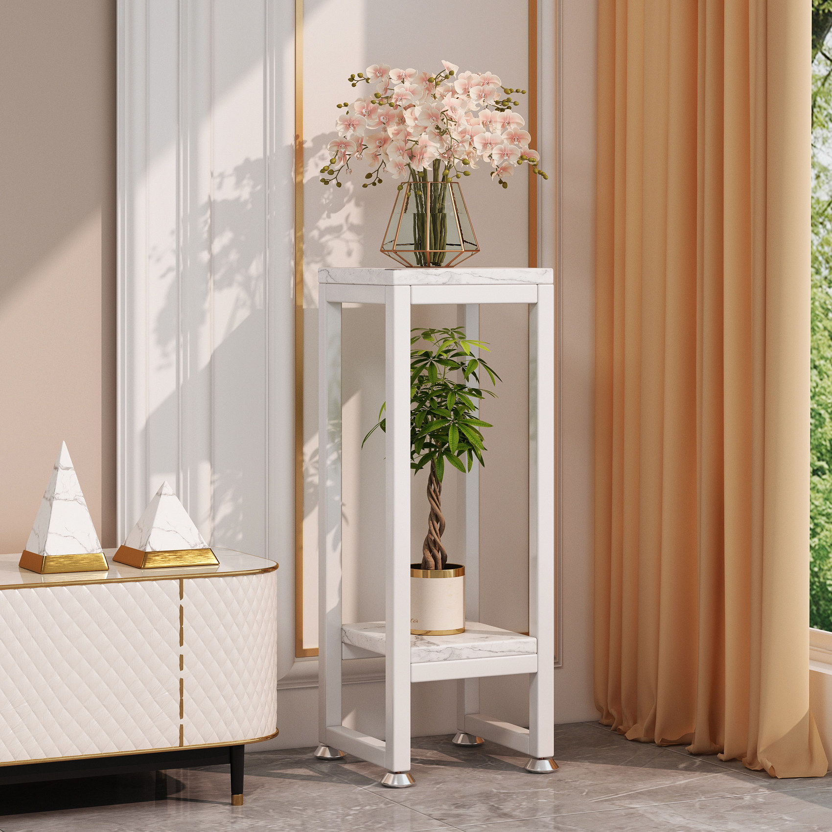 花架子客厅落地式铁艺花架置物架阳台绿萝多肉花盆托架植物摆放架,住宅家具,花架/花几,淘宝优惠券,粉丝福利购,淘宝优惠卷