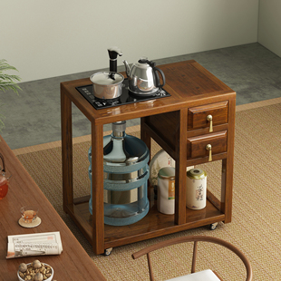 实木茶几客厅家用移动茶具茶台一整套小户型烧水壶一体全自动茶桌