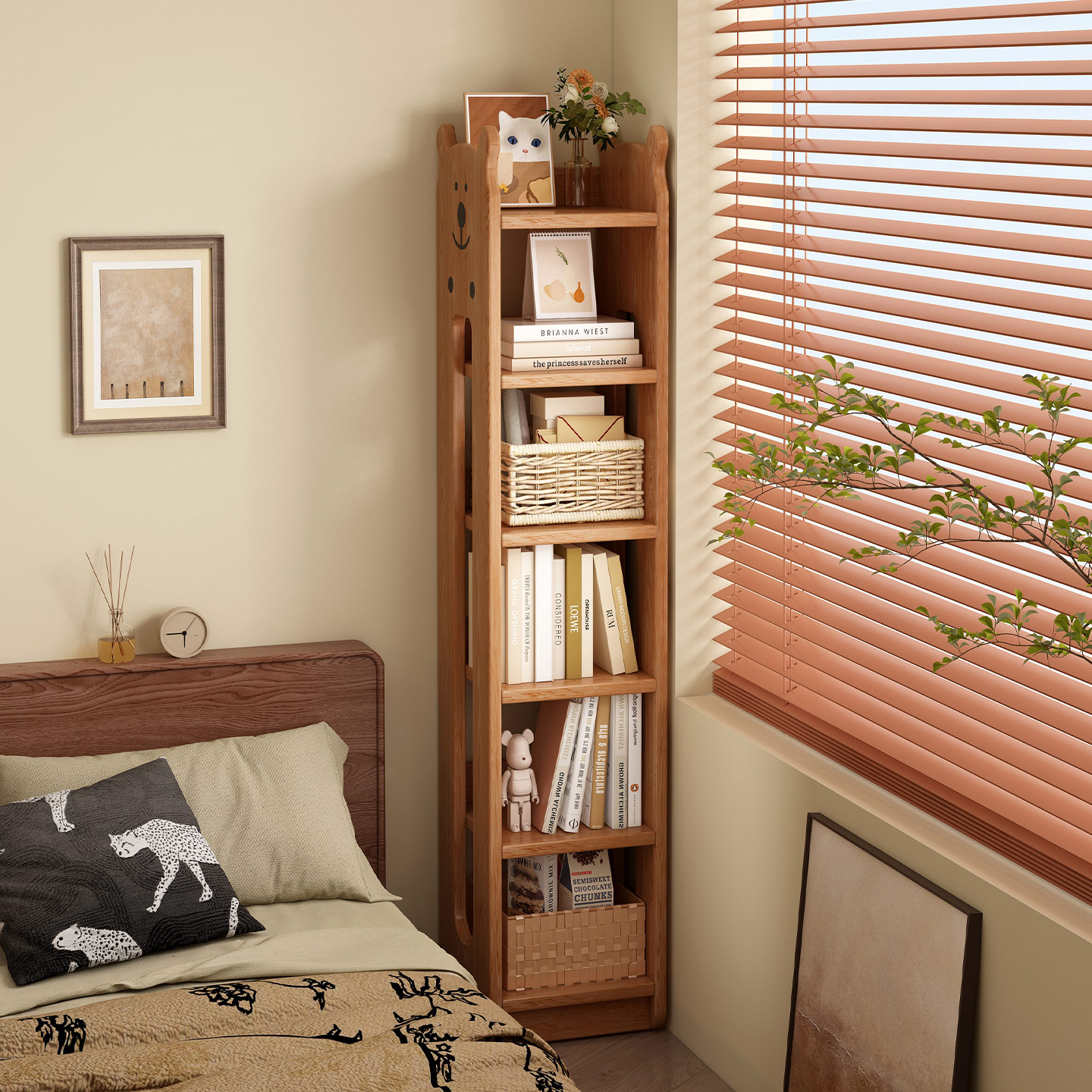 【实木卡通可爱风】儿童书架