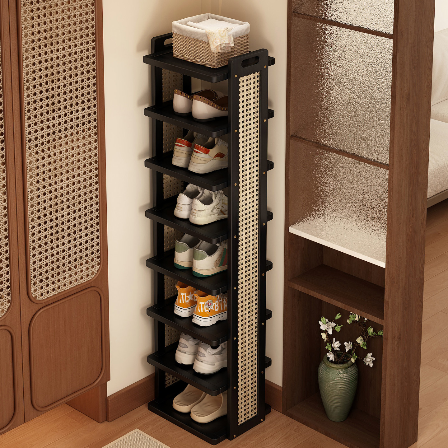 鞋架小窄门口多层家用室内鞋子收纳架出租房用不占地方鞋柜置物架,住宅家具,鞋架,淘宝优惠券,粉丝福利购,淘宝优惠卷