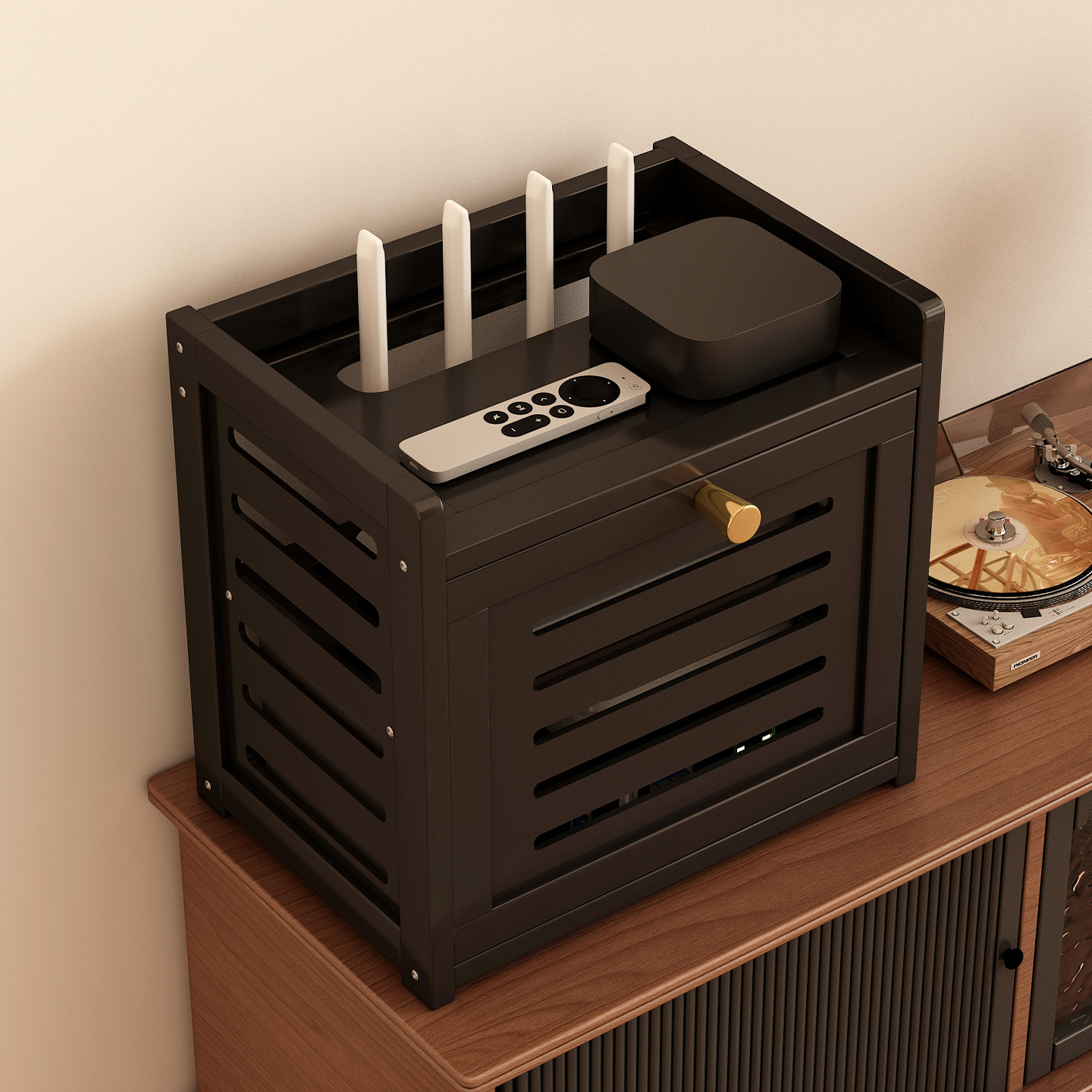 大容量路由器机顶盒置物架