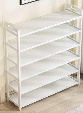 鞋架子家用门口多层白色鞋柜2024新款爆款分隔层入户简易置物架小