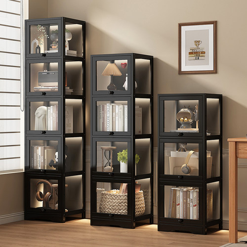 姿竹多层书柜亚克力手办柜