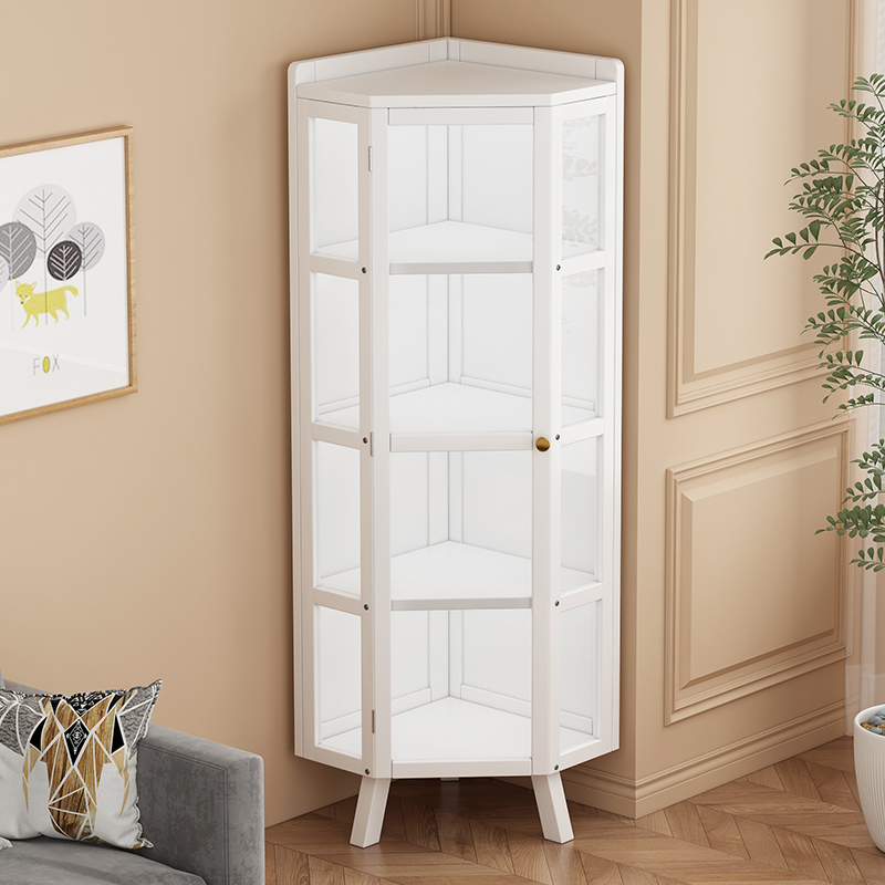 客厅角柜转角柜墙角置物架现代简约卧室书架三角形酒柜储物拐角柜