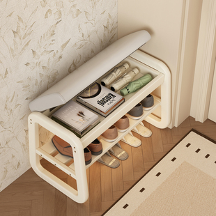 实木换鞋凳门口家用小窄可坐可收纳鞋柜试衣间凳子入户门简易鞋架