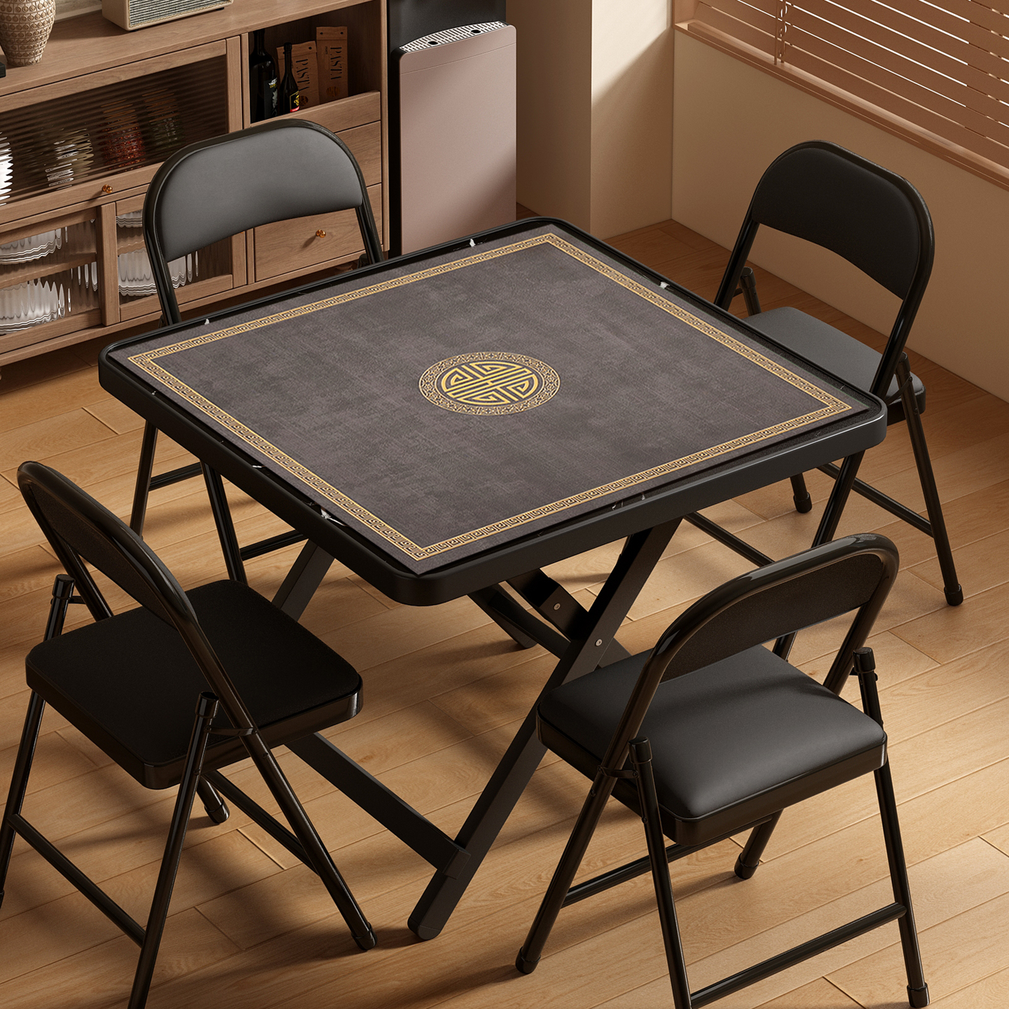 免安装可折叠麻将桌收到打开即用