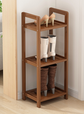 鞋架多层简易入户门口置物架鞋收纳神器靠墙窄架子家用宿舍收纳架