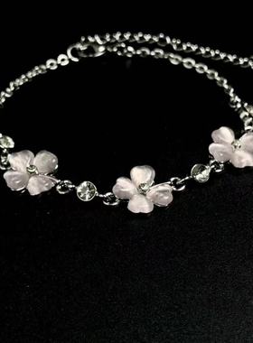 韩版气质个性幸运四叶草手链女时尚简约森系女学生闺蜜生日礼物