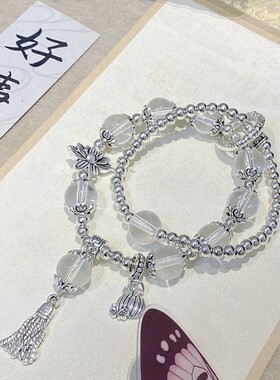 2026年新款新中式古风手作串珠手链女生手串男小众设计情侣款手持