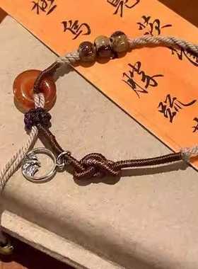 平安扣手链合金新中式未镶嵌通用