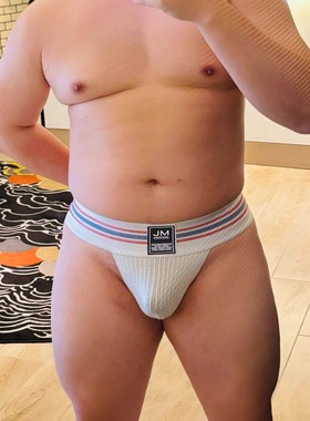 JOCKMAIL男内裤宽腰带高叉三角裤高弹透气运动健身立体三角内裤男