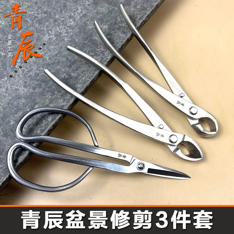 青辰不锈钢球节剪修枝斜口球形剪破杆钳盆景专用造型制作工具套装,鲜花速递/花卉仿真/绿植园艺,剪刀,淘宝优惠券,粉丝福利购,淘宝优惠卷
