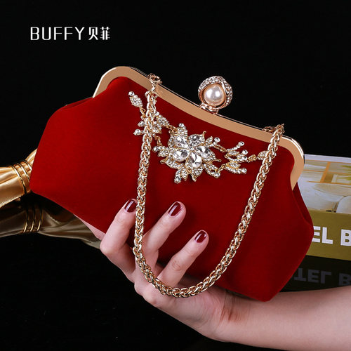 红色手包新娘包价格 红色手包新娘包图片 星期三