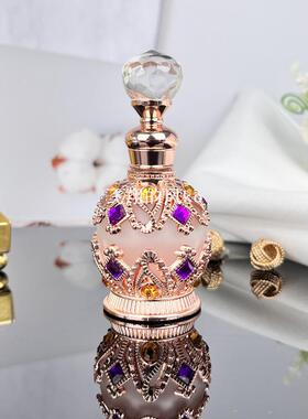 美容院专用高级感迪拜阿拉伯15ML玻璃香水瓶精油分装瓶精油瓶装瓶