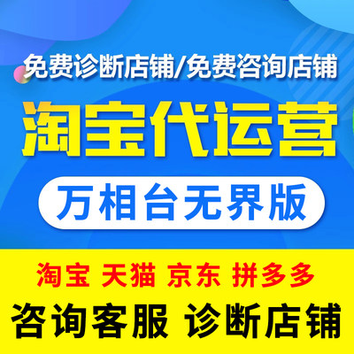 淘宝拼多多代运营服务网店托管天猫代运营新开店铺推广优化