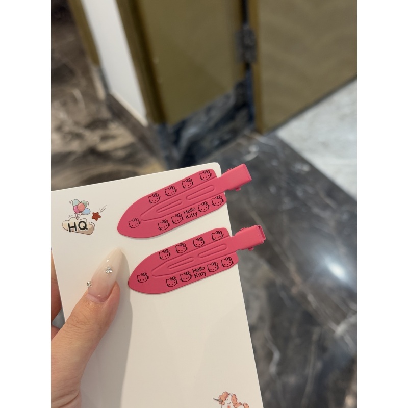 甜酷八字无痕KT发夹一字可爱2对-FJ13278