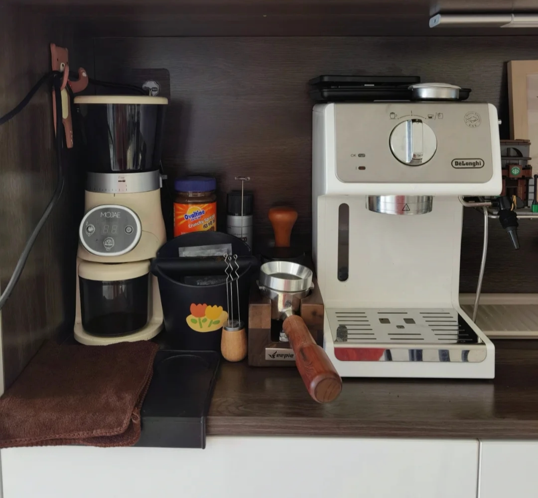 全新自动咖啡机套装青色