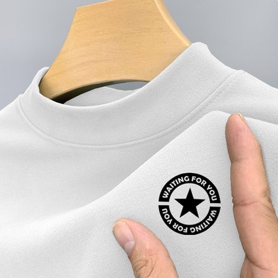 中领保暖长袖简约日系男士