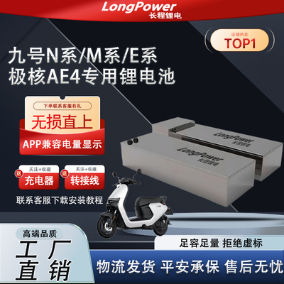 九号极核系列专用72v锂电池