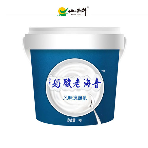 小西牛青海桶装原味益生菌酸奶